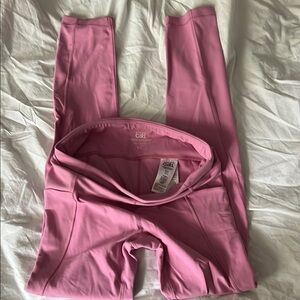 Athleta Pink Leggings Comfortable Casual Bottoms girl xl